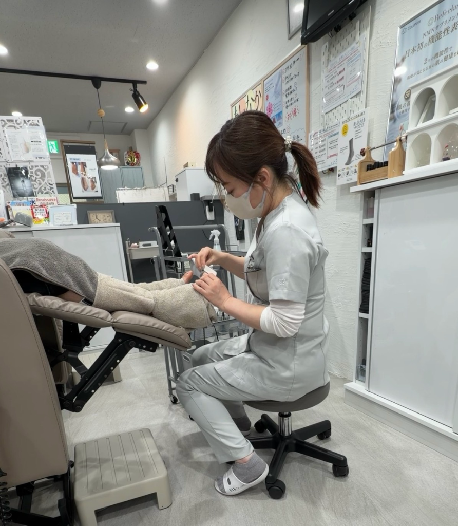実際の施術中の様子